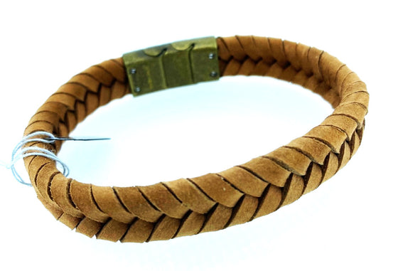 Fred Bennett – Light Brown Woven Bracelet