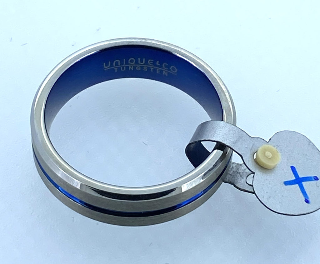 Unique - Mens Tungsten Ring