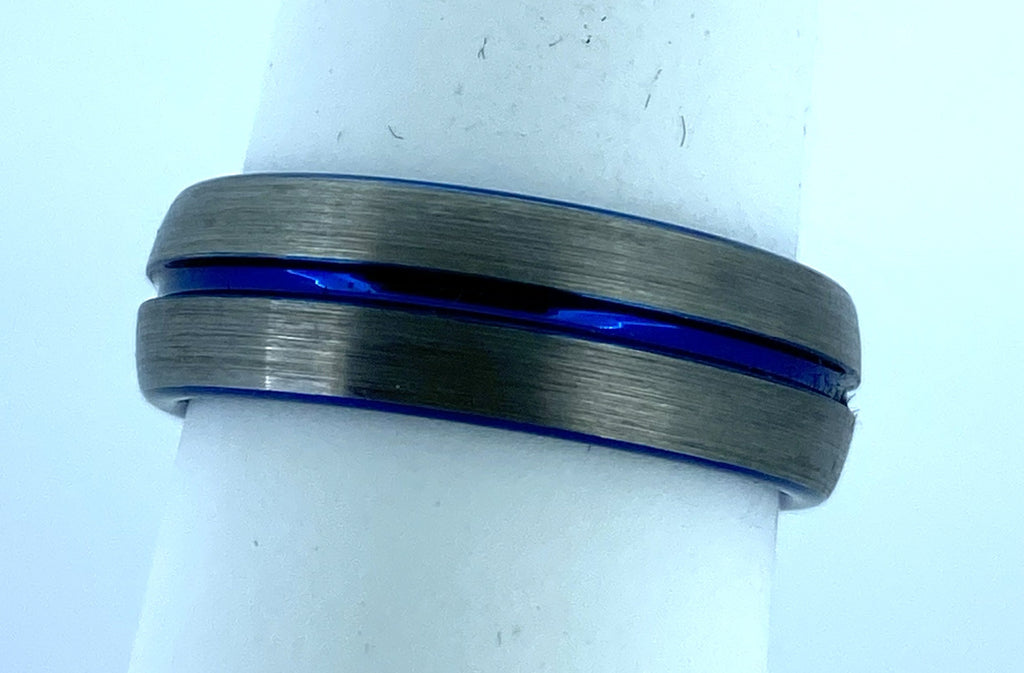 Unique - Mens Tungsten Ring