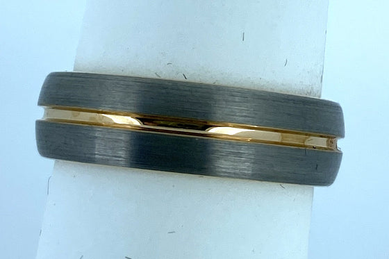 Unique - Mens Tungsten Ring