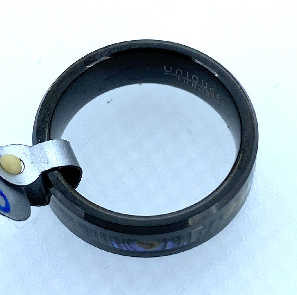 Unique - Mens Tungsten Ring