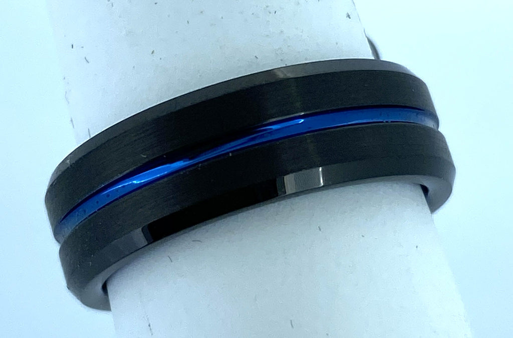 Unique - Mens Tungsten Ring
