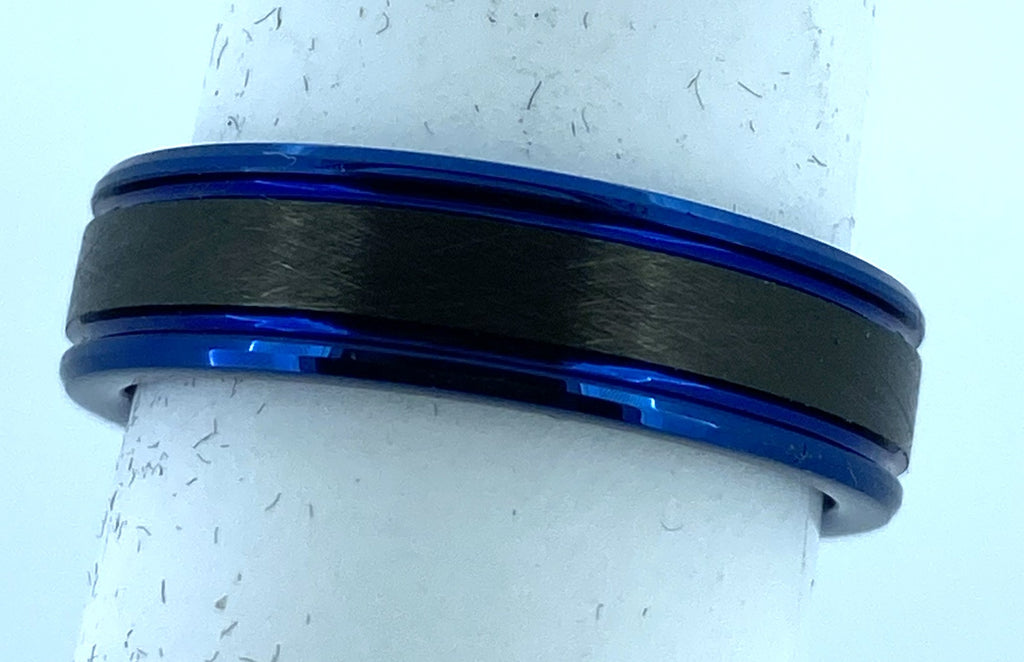 Unique - Mens Tungsten Ring