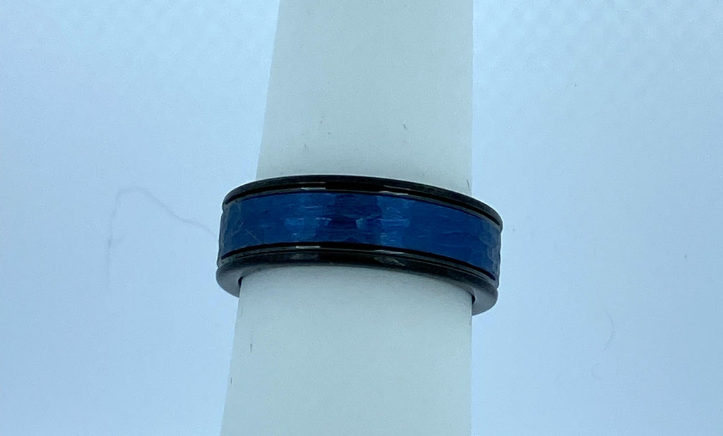Unique - Mens Tungsten Ring