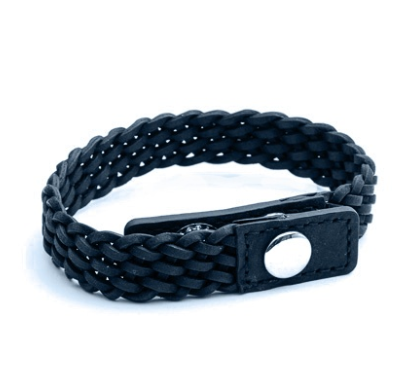 Tribal Dark Blue Leather Bracelet