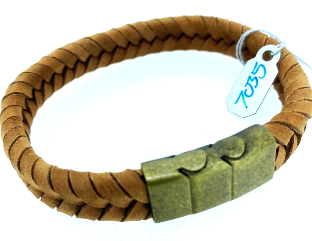 Fred Bennett – Light Brown Woven Bracelet