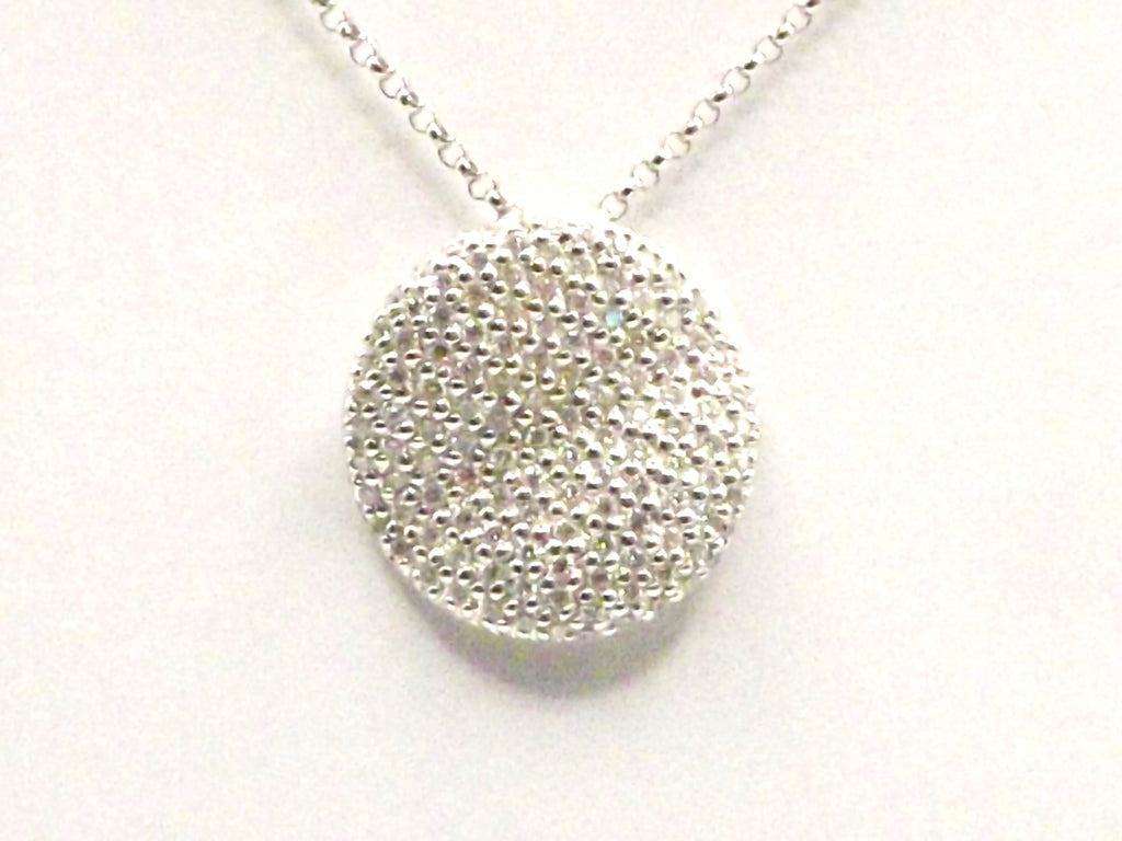 18ct White Gold Pave set with Brilliant Cut Diamonds